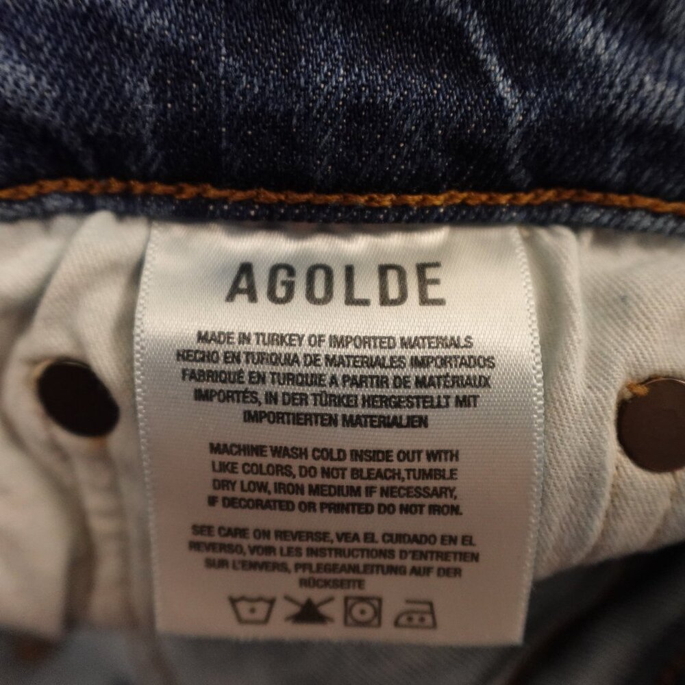Agolde Jeans‎ Toni Slim High Rise Ankle Women's 28 distressed hems Stratosphere - Picture 11 of 12